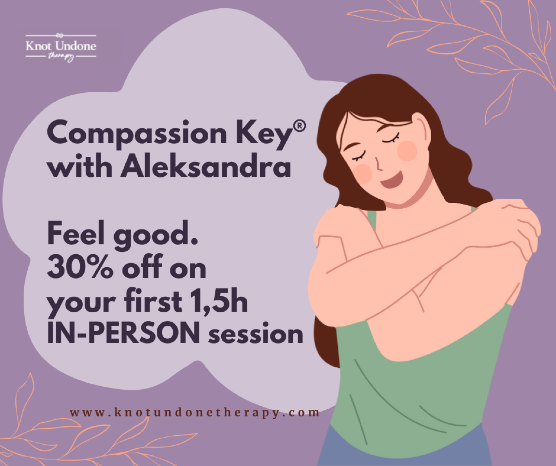 Knot Undone therapy  Discounts - Malta Health & Beauty Discounts & Offer  on Coupon Club.mt - 30% off for first time users on compassion key sessions.