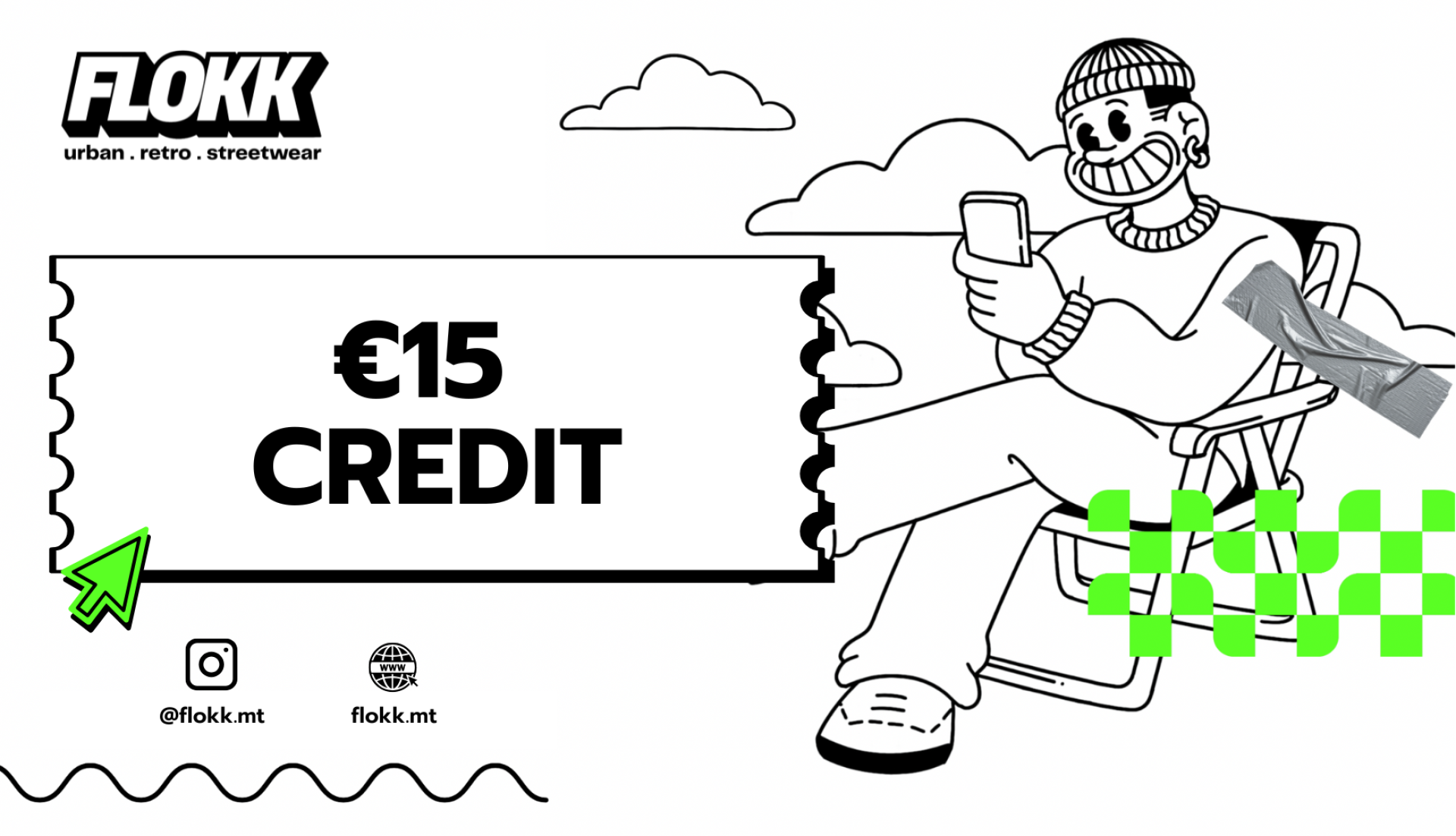 Flokk.mt Deals - Malta Shopping Discounts & Offer on Coupon Club.mt - Free €15 in-Store Credit when spending over €100